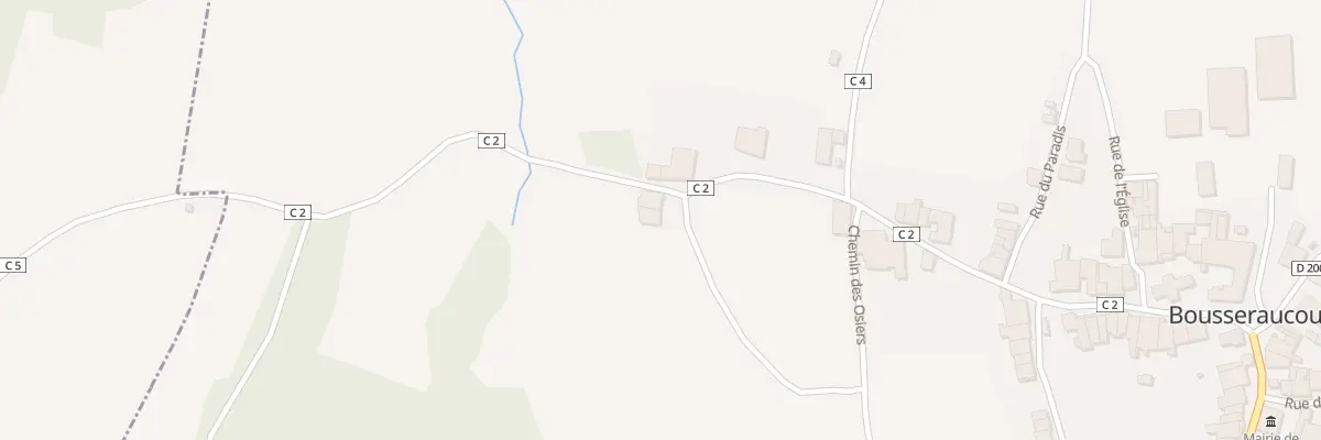 Plan du 18 Rue de la Brasserie à Bousseraucourt