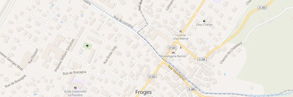 Plan du 59 Rue Ampère à Froges