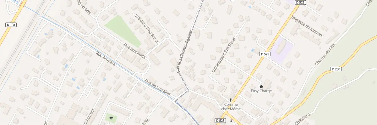Plan du 98 Rue des Champs Elysées au Champ-près-Froges