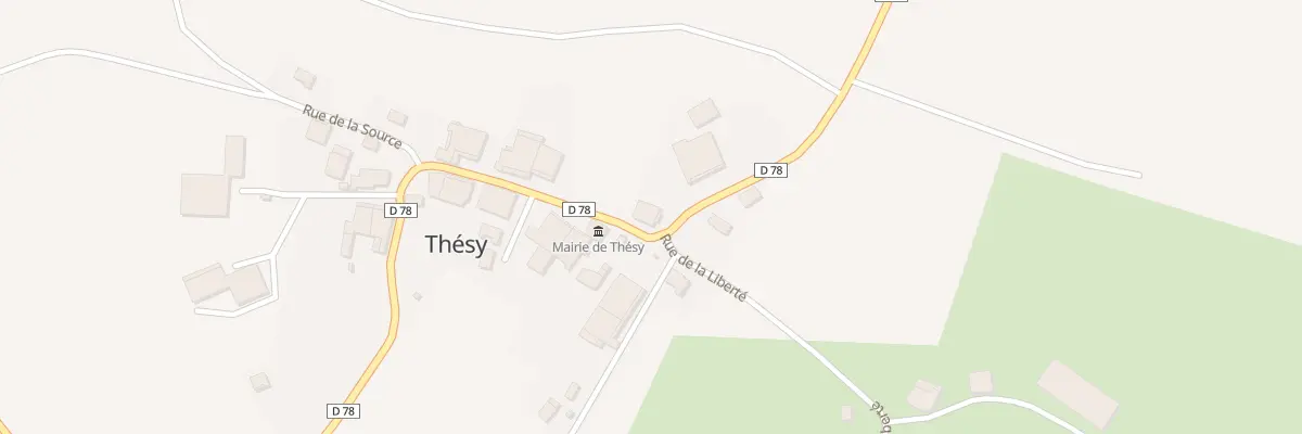 Plan du 2 Rue de la Mairie à Thésy