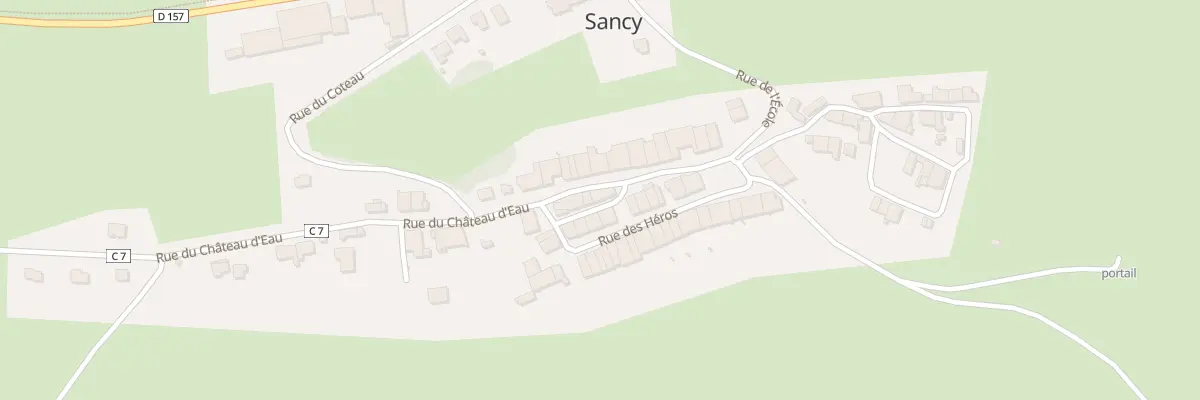 Plan du 5 Rue du Chateau d’Eau à Sancy