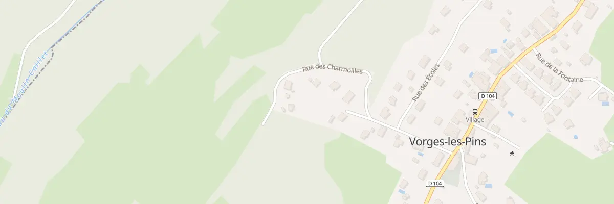 Plan du 15 Rue des Charmoilles à Vorges-les-Pins
