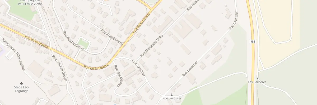 Plan du 4 Rue Alexandre Volta à Champagnole