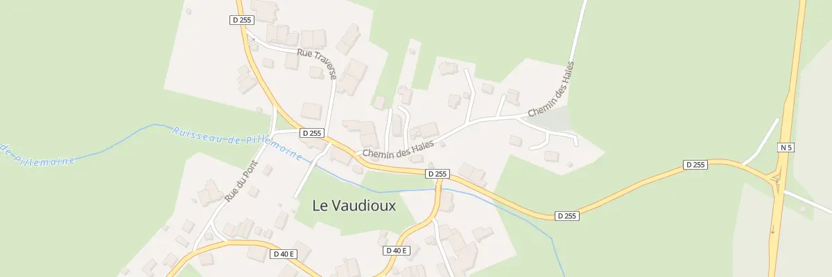 Plan du 13 Chem des Haies au Vaudioux