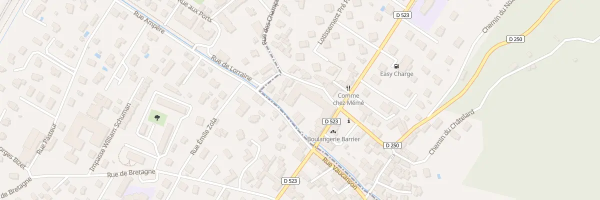 Plan du 13 Rue des Champs Elysées au Champ-près-Froges