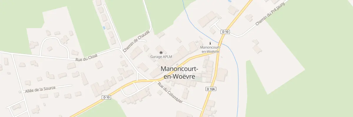 Plan du 46 Rue Saint-Martin à Manoncourt-en-Woëvre