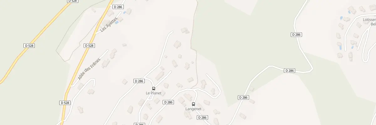 Plan du 15 Langenet à Froges