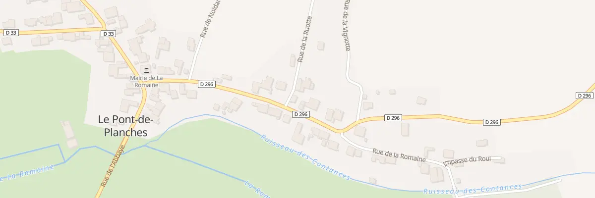 Plan du 2 Rue de la Ruotte à La Romaine