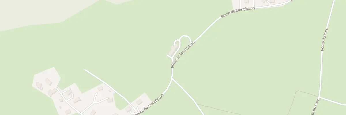 Plan du 1327 Rte de Montfalcon à La Biolle