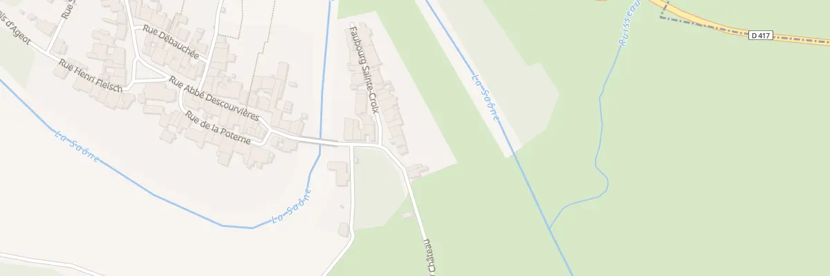 Plan du 5 Rue du Chateau à Jonvelle