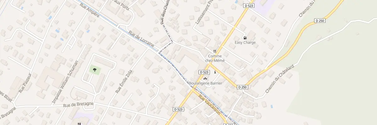 Plan du 50 Rue de la République au Champ-près-Froges