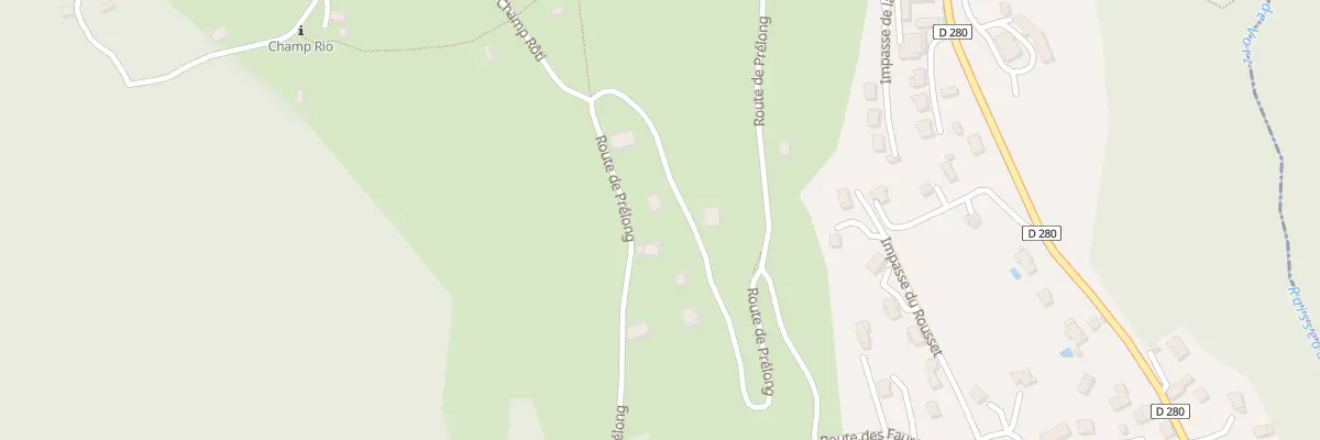 Plan du 1185 Rte de Prelong à Saint-Mury-Monteymond