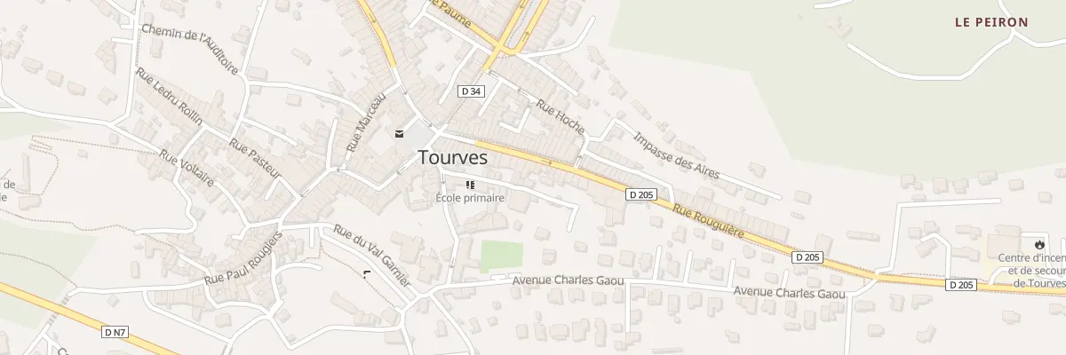 Plan du 34 Rue Rouguière à Tourves