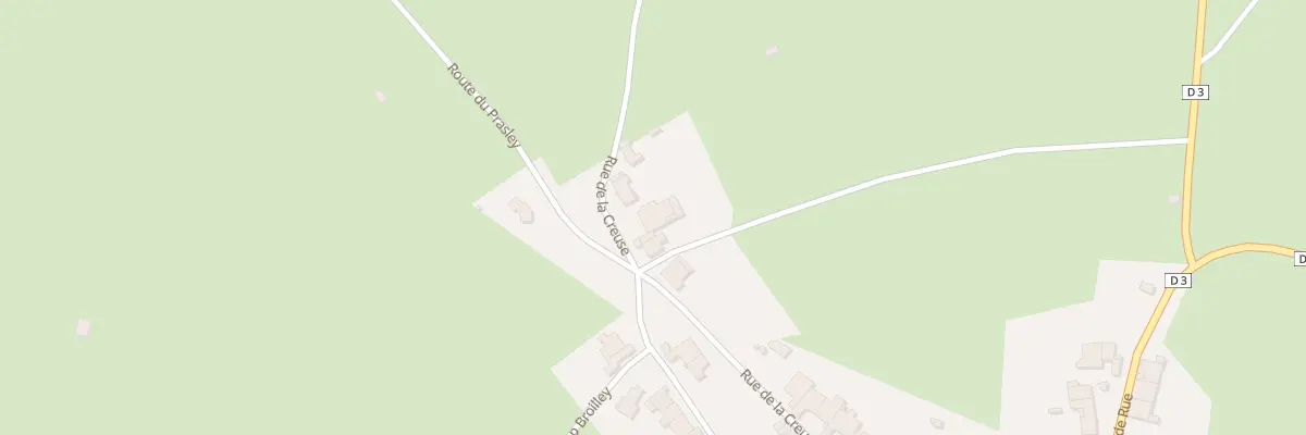 Plan du 20 Rue de la Creuse à Arbecey