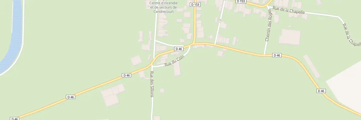Plan du 4 Rue du Coin à Cendrecourt