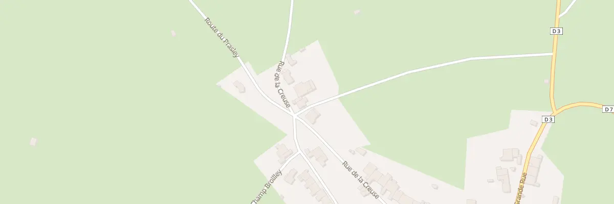 Plan du 18 Rue de la Creuse à Arbecey