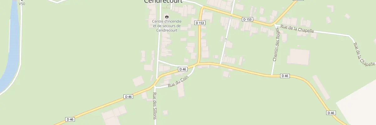 Plan du 2 Rle du Chateau à Cendrecourt