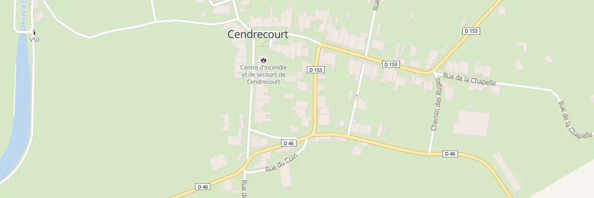 Plan du 8 Rue du Treuil à Cendrecourt