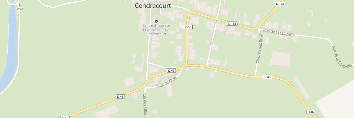 Plan du 14 Rue du Treuil à Cendrecourt