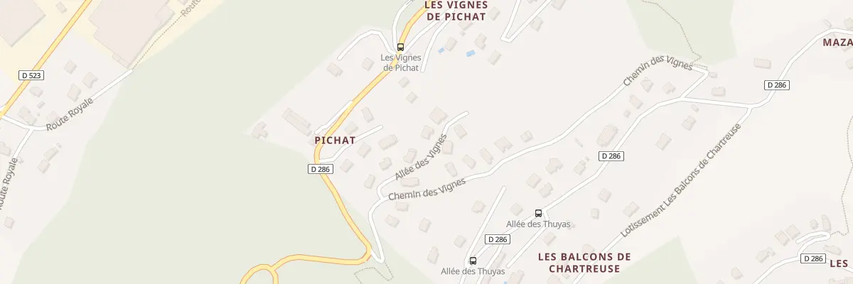 Plan du 17 All des Vignes à Froges