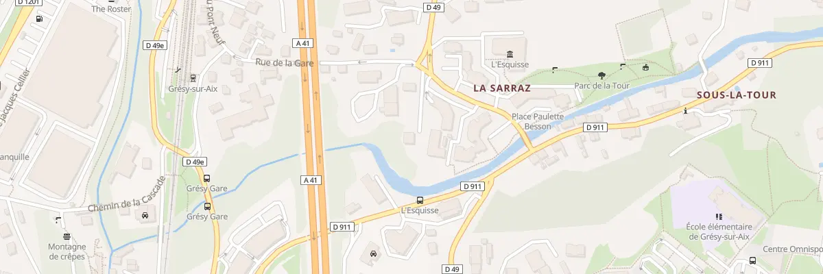 Plan du 157 Rue de Sarraz à Grésy-sur-Aix