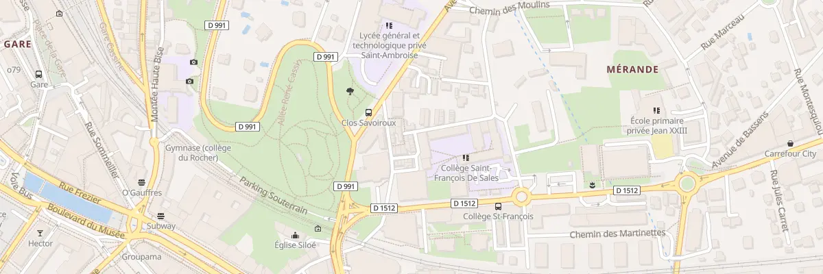 Plan du 55 Fg Nezin à Chambéry