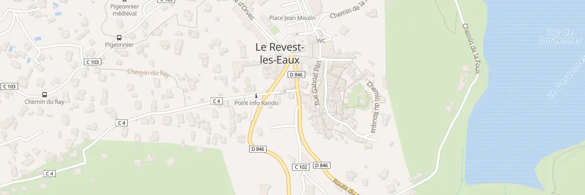 Plan du 60 Rte du Colombier au Revest-les-Eaux