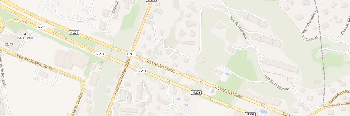 Plan du 335T Rue de la Bionne à Chambéry