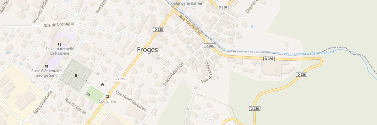 Plan du 19 Rue Gabriel Péri à Froges