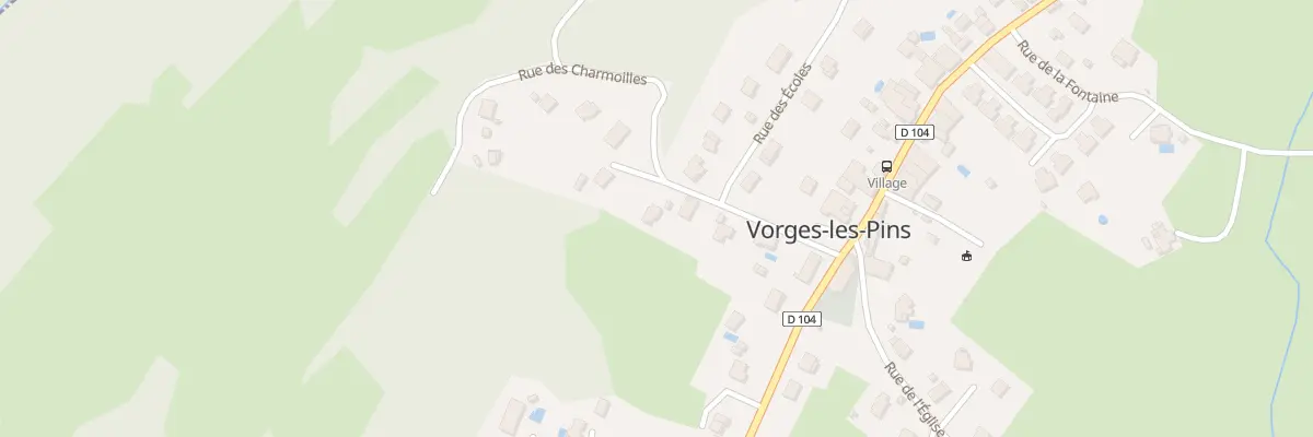 Plan du 5 Rue des Charmoilles à Vorges-les-Pins
