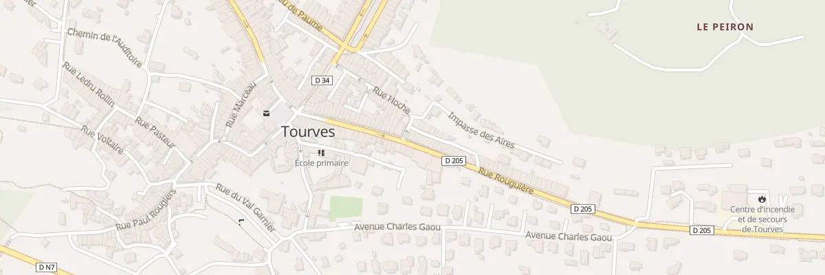 Plan du 45 Rue Rouguière à Tourves