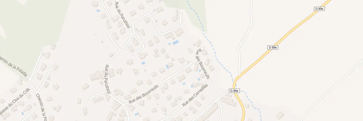 Plan du 199 Rue des Bouvreuils à Péron