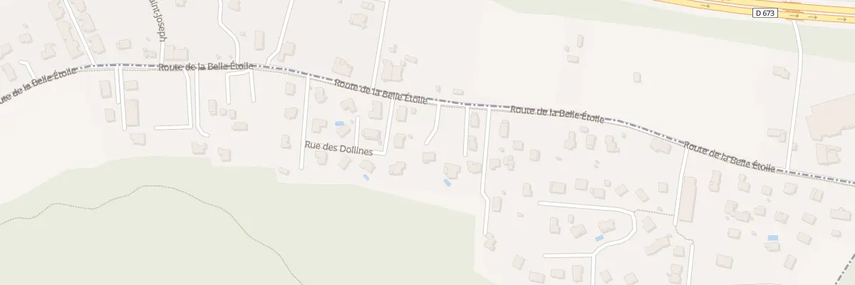 Plan du 28 Rte de la Belle Étoile à Grandfontaine