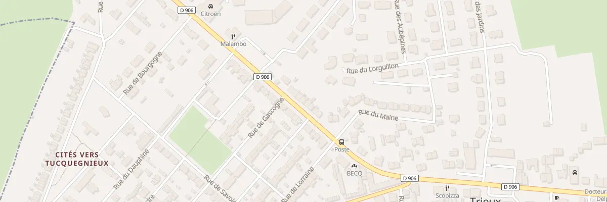 Plan du 50 Rue Marc Raty à Trieux