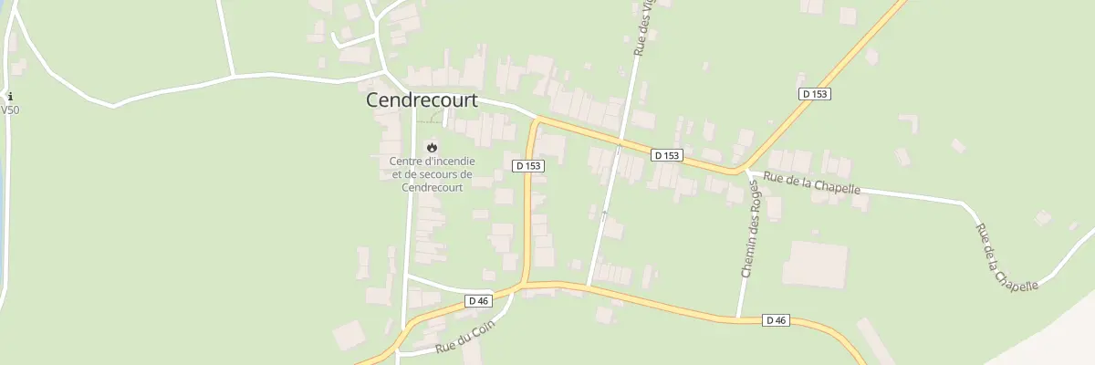Plan du 5 Rue du Treuil à Cendrecourt