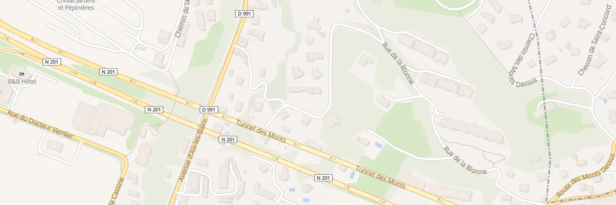 Plan du 321 Rue de la Bionne à Chambéry