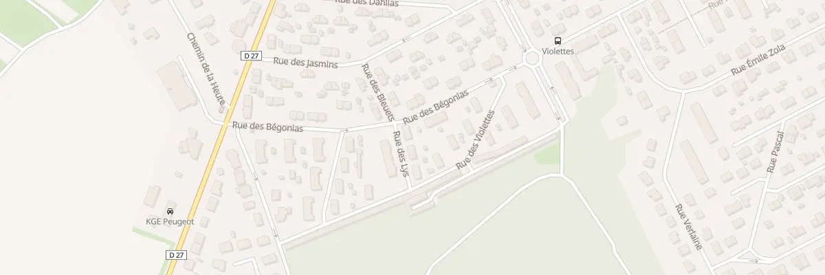 Plan du 1 All des Lys à Villerupt