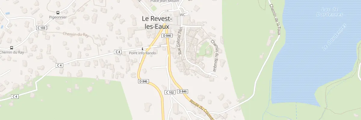 Plan du 8 Rue Gabriel Peri au Revest-les-Eaux