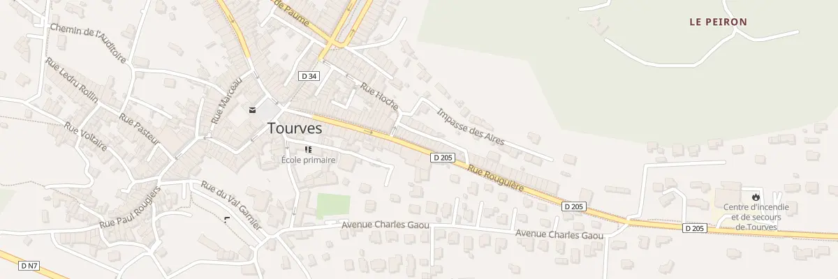Plan du 55 Rue Rouguière à Tourves