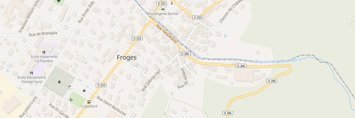 Plan du 31 Rue Gabriel Péri à Froges
