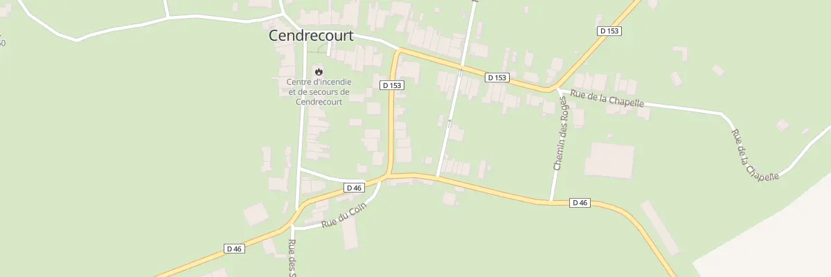 Plan du 13 Rue du Treuil à Cendrecourt