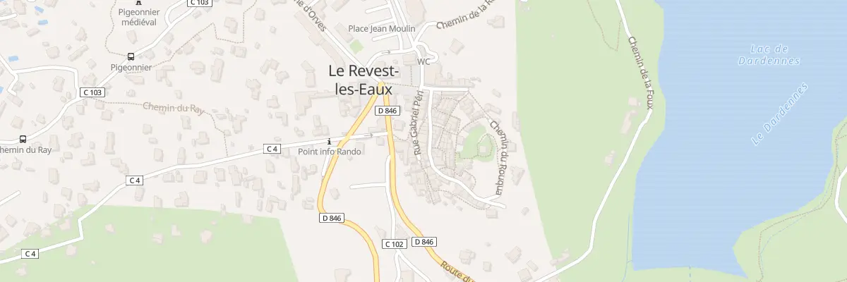 Plan du 61 Rue Marechal Foch au Revest-les-Eaux