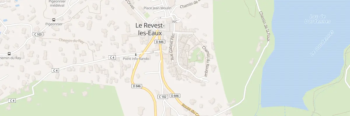 Plan du 16 Rue Marechal Foch au Revest-les-Eaux
