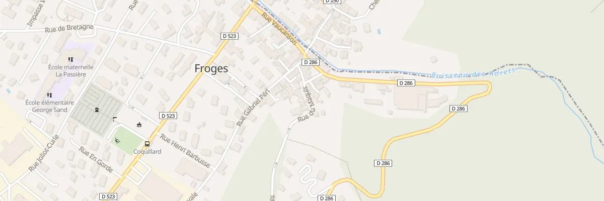 Plan du 5 Rue du Maquis à Froges