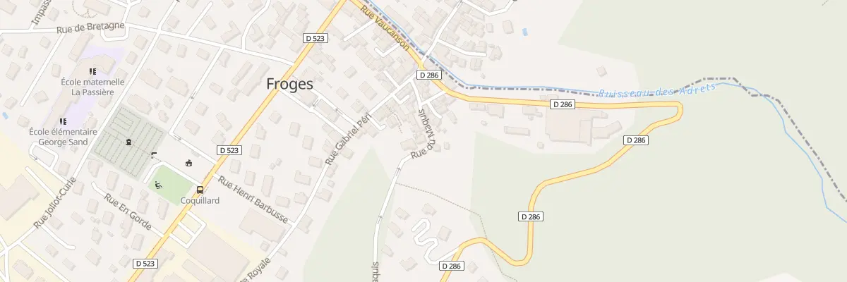 Plan du 7 Rue du Maquis à Froges