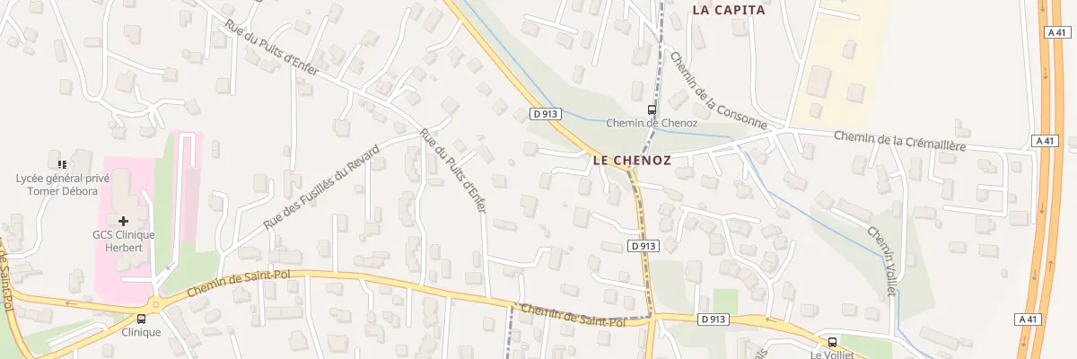 Plan du 58 Rte du Revard à Aix-les-Bains