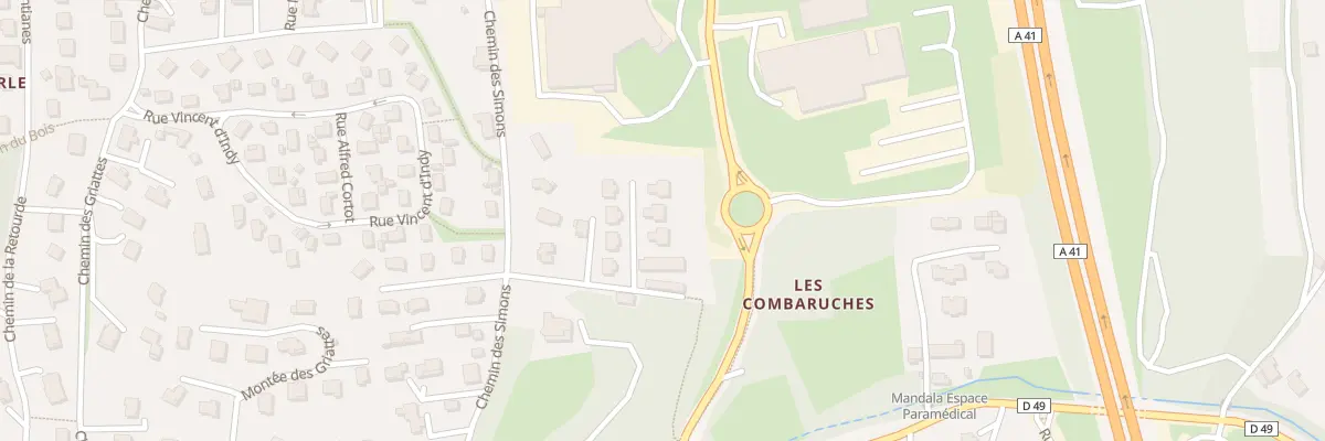 Plan du 142 Che des Allobroges à Aix-les-Bains