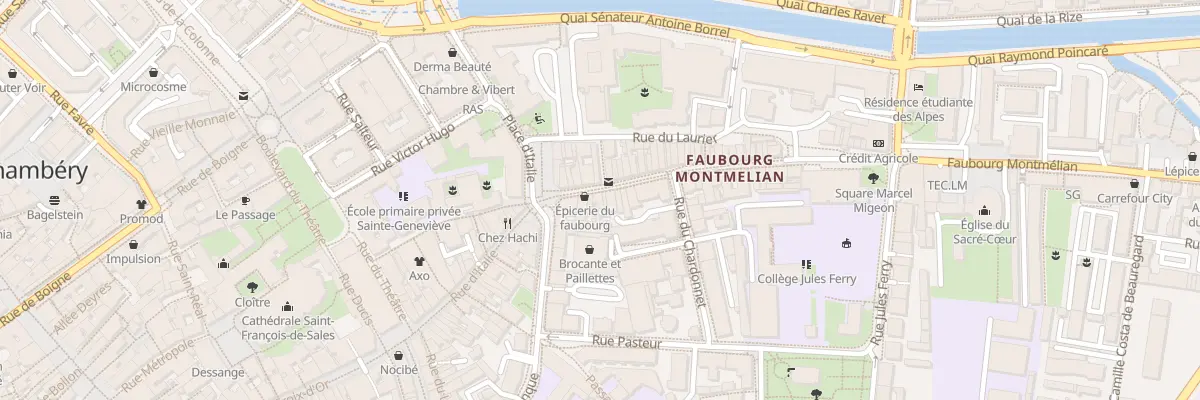 Plan du 38 Fg Montmélian à Chambéry