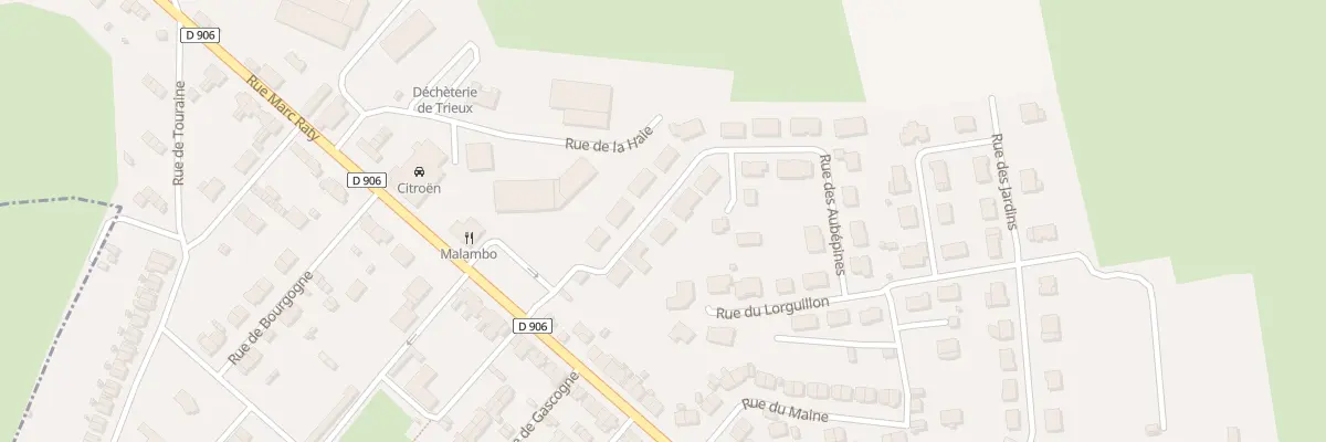 Plan du 18 Rue des Aubepines à Trieux