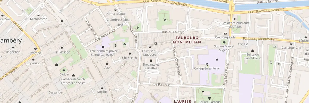 Plan du 42 Fg Montmélian à Chambéry